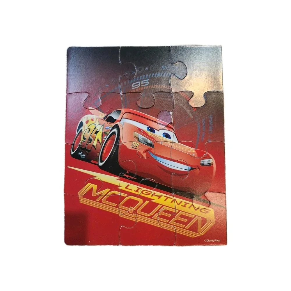 Cars Puzzle Set - Red, Yellow, Black
